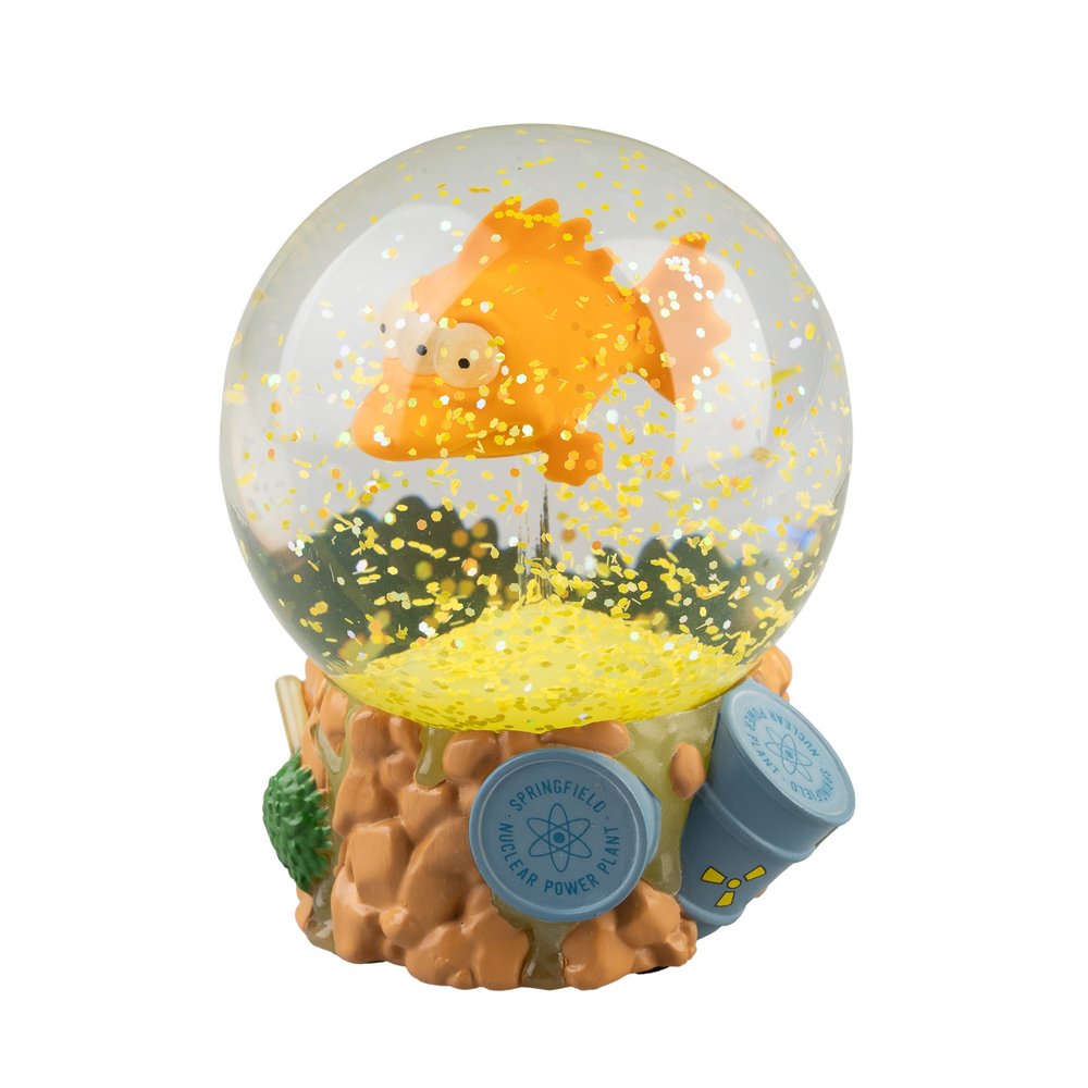 Grupo Erik The Simpsons - Blinky The Three Eyed Fish Snow Globe Figurine - Multicolore